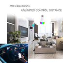 WiFi Smart Bulb Colorful LED 7W RGBW APP Alexa Google for Smart Home E27 E26 JR