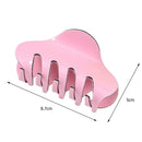 Women Hair Clip Girl Hair Claw Clamps Ladies Hairpins Headwear Gift (Pink) A