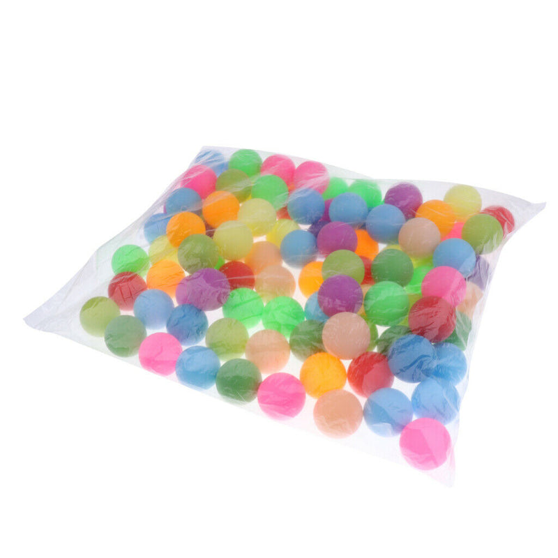 100pcs Mixed Color CAT BALLS - 40mm Plastic Table Tennis Balls - Beer pong -