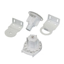White 2638 Roller Blind Shade Clutch Bracket Parts Kits, For 38mm Dia. Aluminum