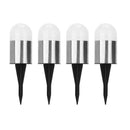 4 Pack Solar Garden Lights Waterproof Bright Solar Pathway Light Outdoor So