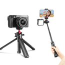 Universal Ulanzi MT-16 Mini Vlog Tripod Retractable Selfie Stick Phone Holder