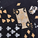 Waterproof Playing Card Home Game Black Poker Cards Waterproof Board Games T Hn