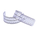 Reusable Makeup Brow Measure Eyebrow Guide Ruler Permanent Tools 3C