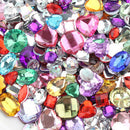 Durable Sewing Artificial Colored Multi-shaped Mix Rhinestone Beads DIY Clothing