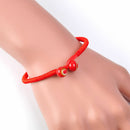 Lucky Red String Bracelets Men Women Hand Braided Bead Bracelet Jewelry