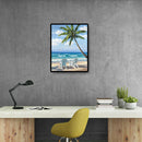 DIY Full Square Drill Cross Stitch Relaxing Beach Mosaic Diamond Painting
