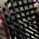 Hair Hairdressing Double Sided Brush Plywood Clamp Natural Ceramic Straight K3T5