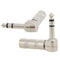 2pcs Right Angle Male Stereo Phone Plug Guitar Cable Audio Connector #JT1