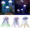 2x Aquarium Decoration Fish Tank Ornament Artificial Fish Jellyfish Marine