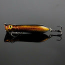 10 pcs Fishing Lures Hard Bait Popper 80mm Plastic Sea Fishing Trolling & B