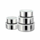 5 pcs Mixing Bowl Deepened Fruit Salad Bowl Bakery Cookware Stainless Steel