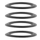 4Pack Audio Speaker Foam Surround Repair Kit Repair Accessories 4inch ( Black )