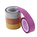 10pcs Rainbow Glitter Masking Tape Decorative DIY Scrapbooking Adhesive
