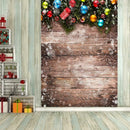 Christmas Background Cloth Photo Studio Backdrops New Year Party Santa Gifts Fam