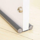 Flexible Door Bottom Sealing Strip Guard Sealer Stopper Wind Dust Blocker Grey