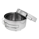 4pcs Outdoor Camping Cookware Portable Cooking Pot Pan Set for Picnic Hiking