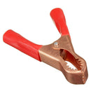 2Pcs Electrical Crocodile Alligator Car Caravan Van Battery Test Lead Clips