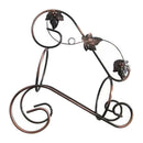 Metal Wine Bottle Holder Grape Vine Shape Crafts Desktop Decoration