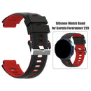 Watchband for Garmin Forerunner 220/230/235/620/630/735xt (Black Red)