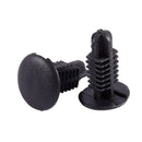 16Pcs Plastic Rivets Clip 4mm x 5mm x 15mm Black