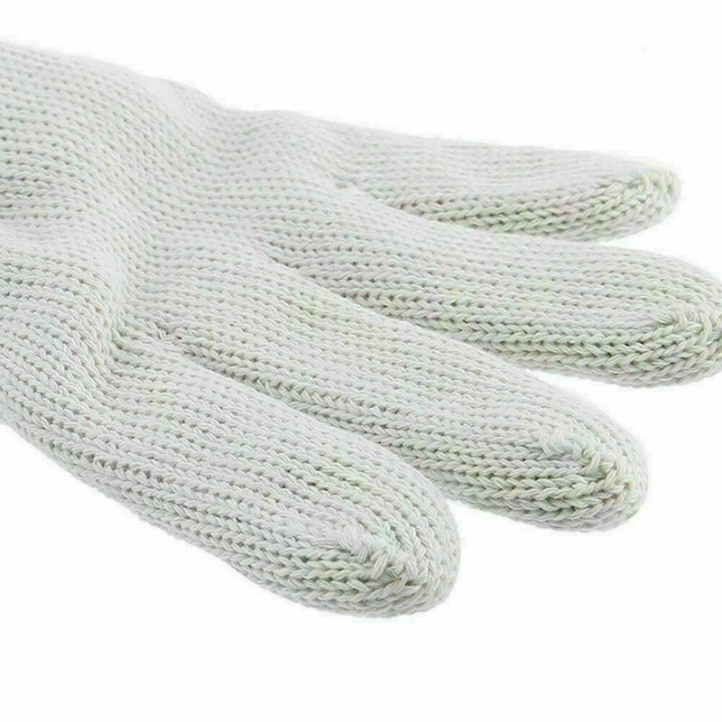 1 Pair String Cotton Yarn Stretchable Knitted Labour Work Protection E7U2 X V9V8