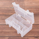 Portable hard plastic case storage box holder organiser for AA AAA C battery f3c