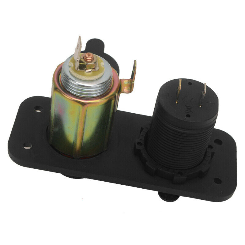 12V Dual USB 3.1A Car Charger Power Socket LED Rocker Switch Panel