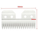10Pcs/Lot Replaceable Ceramic 18 Teeth Pet Ceramic Clipper Cutting Blade fo