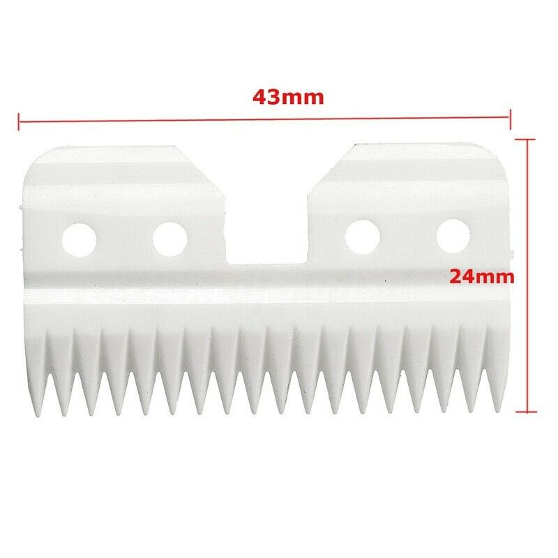 10Pcs/Lot Replaceable Ceramic 18 Teeth Pet Ceramic Clipper Cutting Blade fo