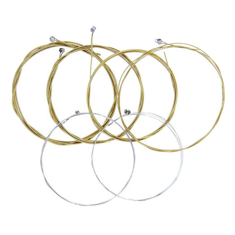 Folk Acoustic String Steel Durable Strings 011-052 Set of 6pcs 150XL/.010in High