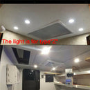 2pcs 12V 0.5W Stainless Steel 6 LED Ceiling Light for Yacht/Caravan/Trailer