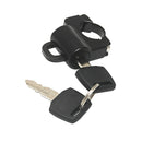 Anti-thief Motorcycle Helmet Lock With 2 Keys Set For Motorcycle Scooter