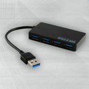 4-Port USB 3.0 Hub 5Gbps Portable Compact for PC Laptop Notebook Desktop
