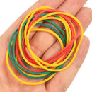 New 100pcs Colorful  Machine Gun Rubber Bands Elastic Cords Tools Kit