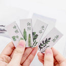 4pcs/set Green Plant Magnetic Bookmark Book Marker Page Clip Office Supplies New