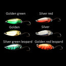 5pcs/lot 3g 58mm Spinner Spoon Fishing Lure Metal Lures Colorful Hard Baits FT