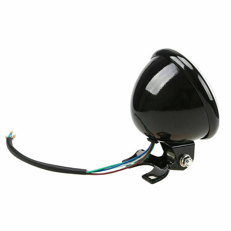 5Inch Motorcycle Retro Round LED Headlight Hi/Lo Beam For Suzuki Kawasaki BX