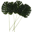 5x Simulation Monstera Leaves Faux Foliage for DIY Decor Photography Props_M