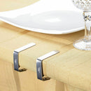 Set of 20 Adjustable Stainless Steel Tablecloth Clips Clamps Party Restaura T5R5