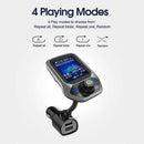 T43 Car Bluetooth Mp3 Player Hands-Free Call Type-C Charger Fm Transmitter  T7C9