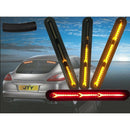 2pcs 60 LED Halo Neon Dual Color Car Truck Flowing Turn Signal Brake Tail Light
