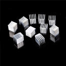 10pcs Aluminum Cooling 9x9x12MM Heat Sink EBM Radiator Heatsink Cooler3CB