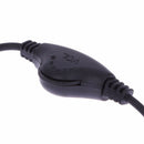 3.5mm Male to Female Earphone Audio Extension Exteneder Cable Volume Control TO