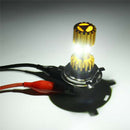H4 LED 3 COB Motorcycle Headlight Lamp Bulb 6000K Hi/Lo Beam Light White 18W 3c