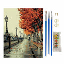 DIY Stree Scene Oil Painting Paint By Numbers Drawing On Canvas Home Decor GN