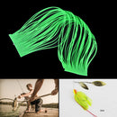 10 Bundles Silicone Legs Flake Fly Tying Material Squid Skirts Lure Thread  OZ