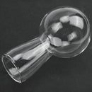 Fashionable Transparent Glass Vase with Wooden & Iron Stand for Water Plant