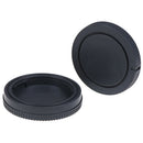 2Pcs Micro camera rear lens cap+body front cover kit for A3000 A5000 a5100 A6 Kw
