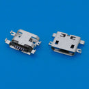 10Pcs Micro USB Type B Female 5Pin Socket 4 Legs SMT SMD Soldering Connect DYX